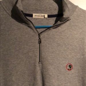 Grey Duck Head quarter zip